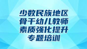 少数民族地区骨干幼儿教师素质强化提升专题培训