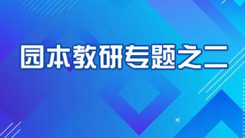 园本教研专题之二